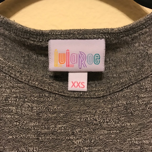 XXS LuLaRoe Irma solid grey - Picture 2 of 2